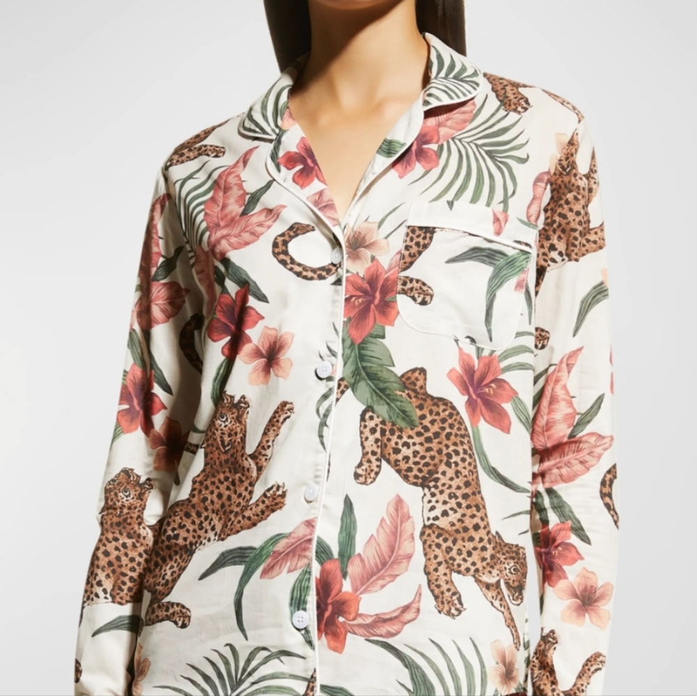 Desmond And Dempsey London Pajama Top Small